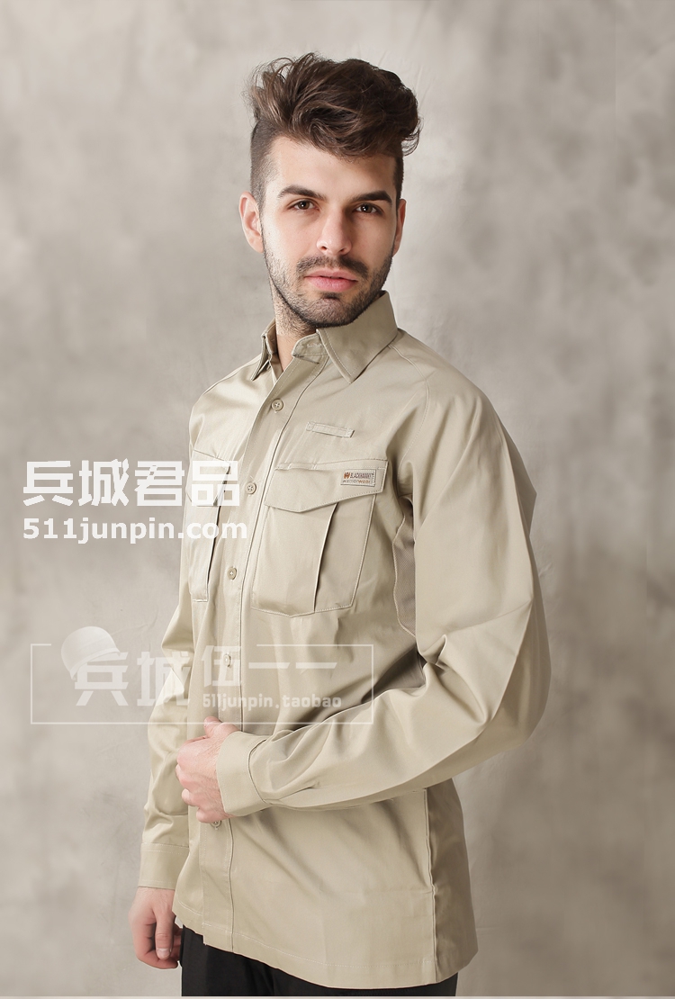 美国正品BLACKHAWK 88TS03 黑鹰战术长袖棉质衬衫 