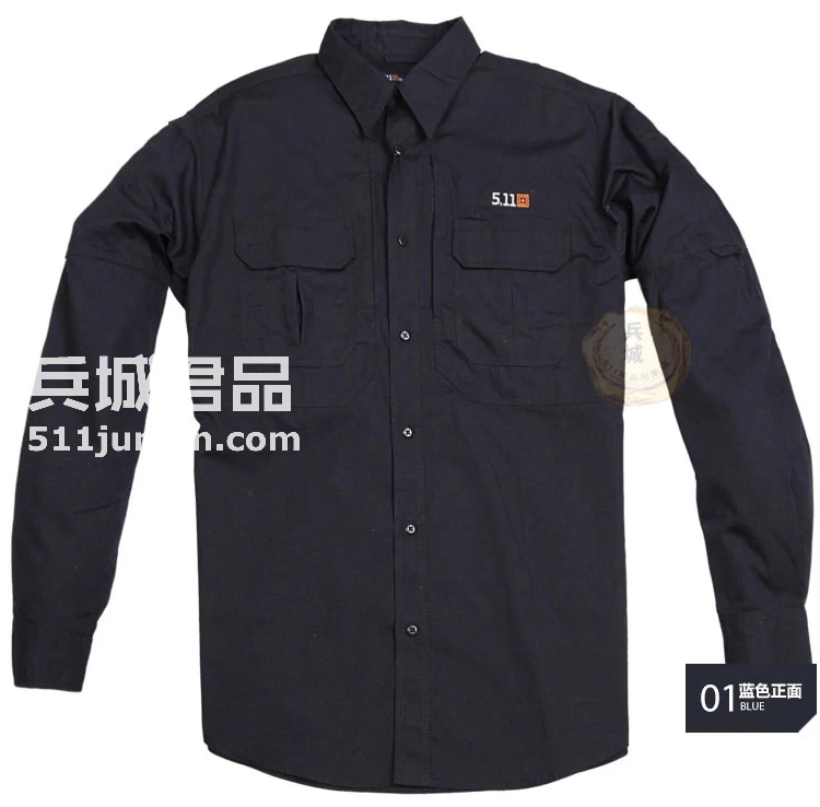 美国5.11（511）亚洲版长袖格子布TDU战术执勤衣 72020 长袖衬衫