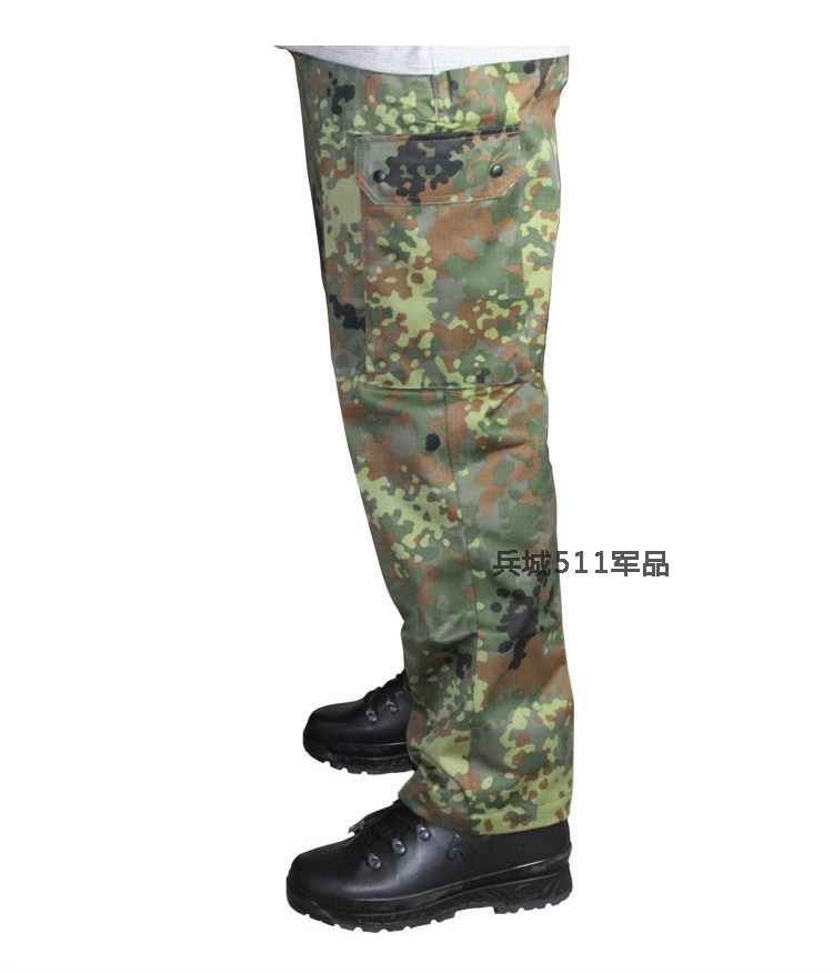 德国全新现役军版德军丛林迷彩裤丛斑裤标准版军迷丛斑德斑长裤子