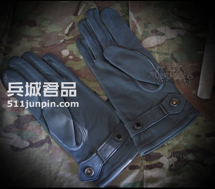 正品德军灰色军版 山羊皮手套 德国战术手套 军迷户外手套