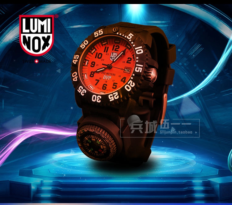 正品Luminox雷美诺时军表 100%瑞士原装进口 3059SET防水夜光手表