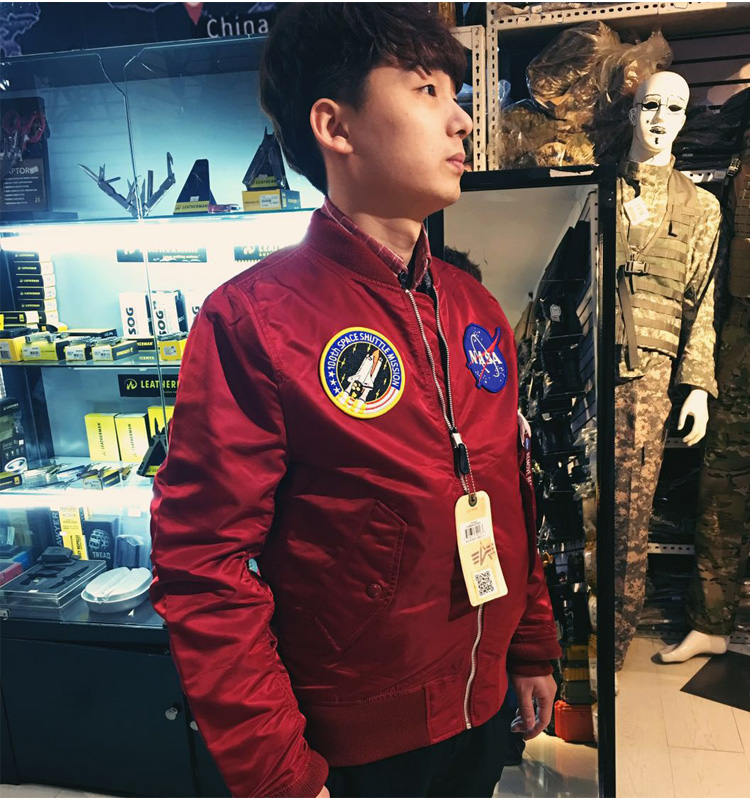 美国 阿尔法 Alpha 服装 太空总署 MA-1 飞行夹克
