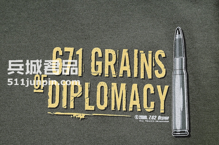 美国正品7.62design男士短袖t恤 个性印花户外军迷T恤衫 狙击1367