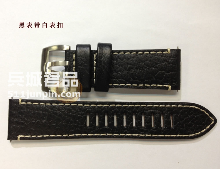 正品 Luminox 鲁美诺斯 1881.BO.SXC 黑色真皮户外 商务 表带