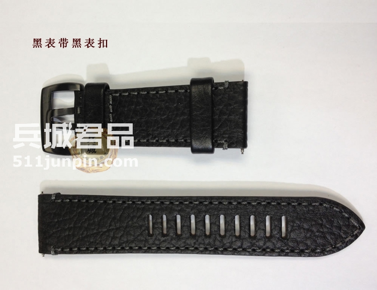 正品 Luminox 鲁美诺斯 1881.BO.SXC 黑色真皮户外 商务 表带