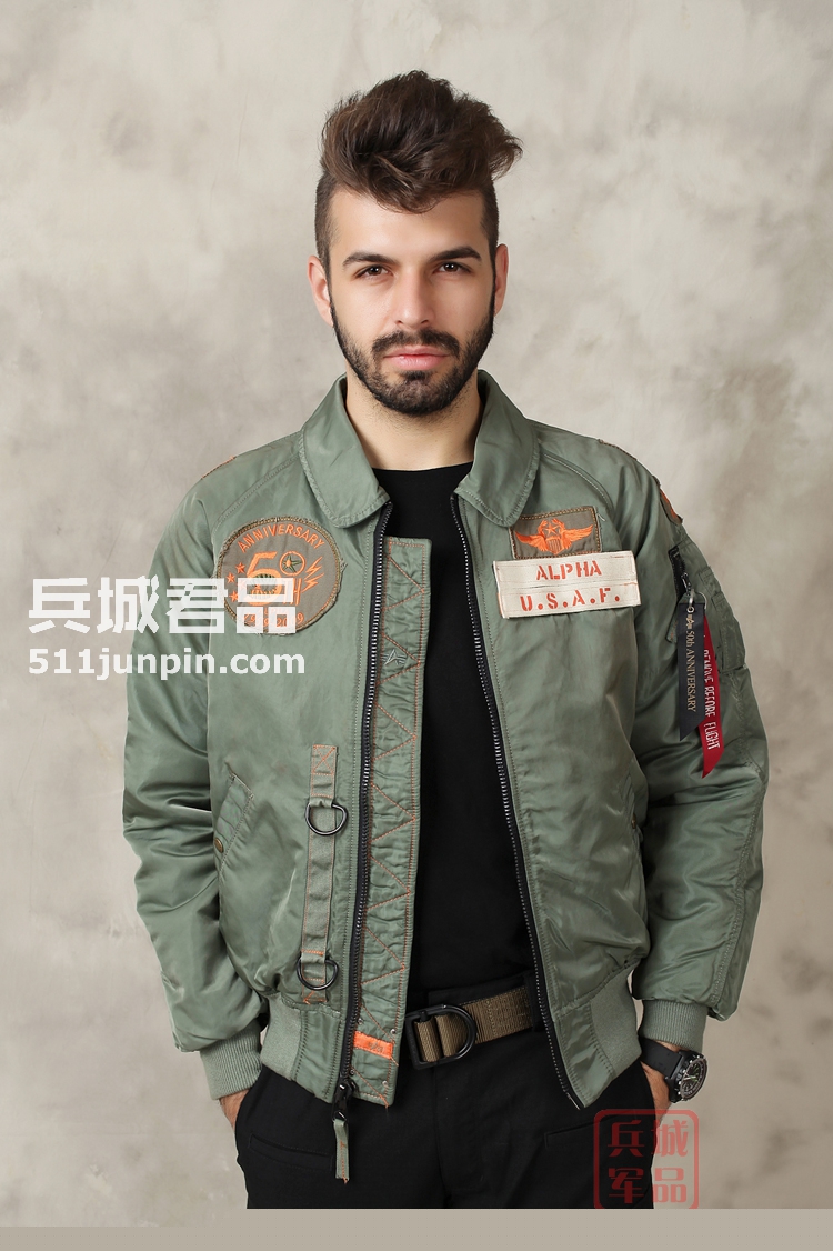 美国正品 ALPHA 阿尔法50周年纪念版 夹克