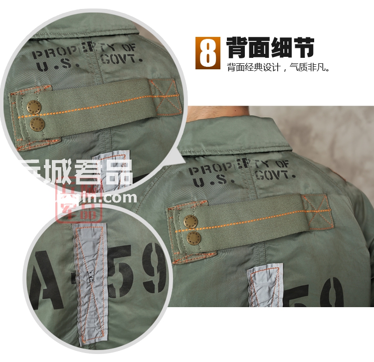 美国正品 ALPHA 阿尔法50周年纪念版 夹克