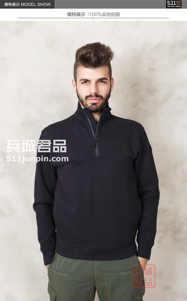 美国5.11 正品新款战术训练外套 511 防水抓绒卫衣 72363