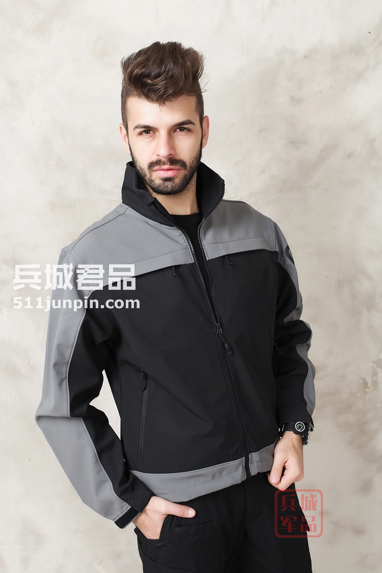 美国5.11正品 变色龙软壳 48099 男士保暖抓绒外套 511户外休闲衣