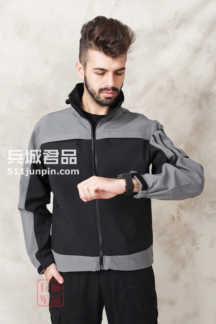 美国5.11正品 变色龙软壳 48099 男士保暖抓绒外套 511户外休闲衣