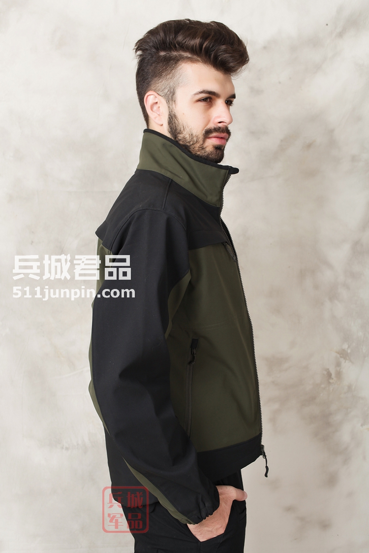 美国5.11正品 变色龙软壳 48099 男士保暖抓绒外套 511户外休闲衣