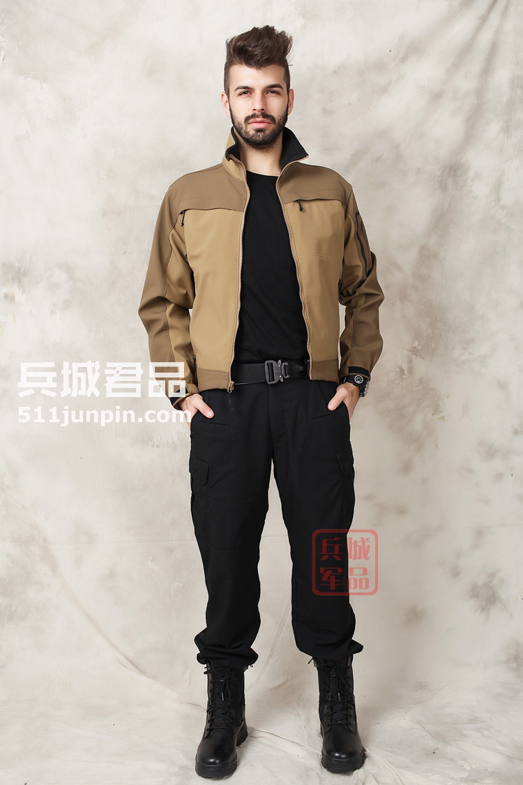 美国5.11正品 变色龙软壳 48099 男士保暖抓绒外套 511户外休闲衣