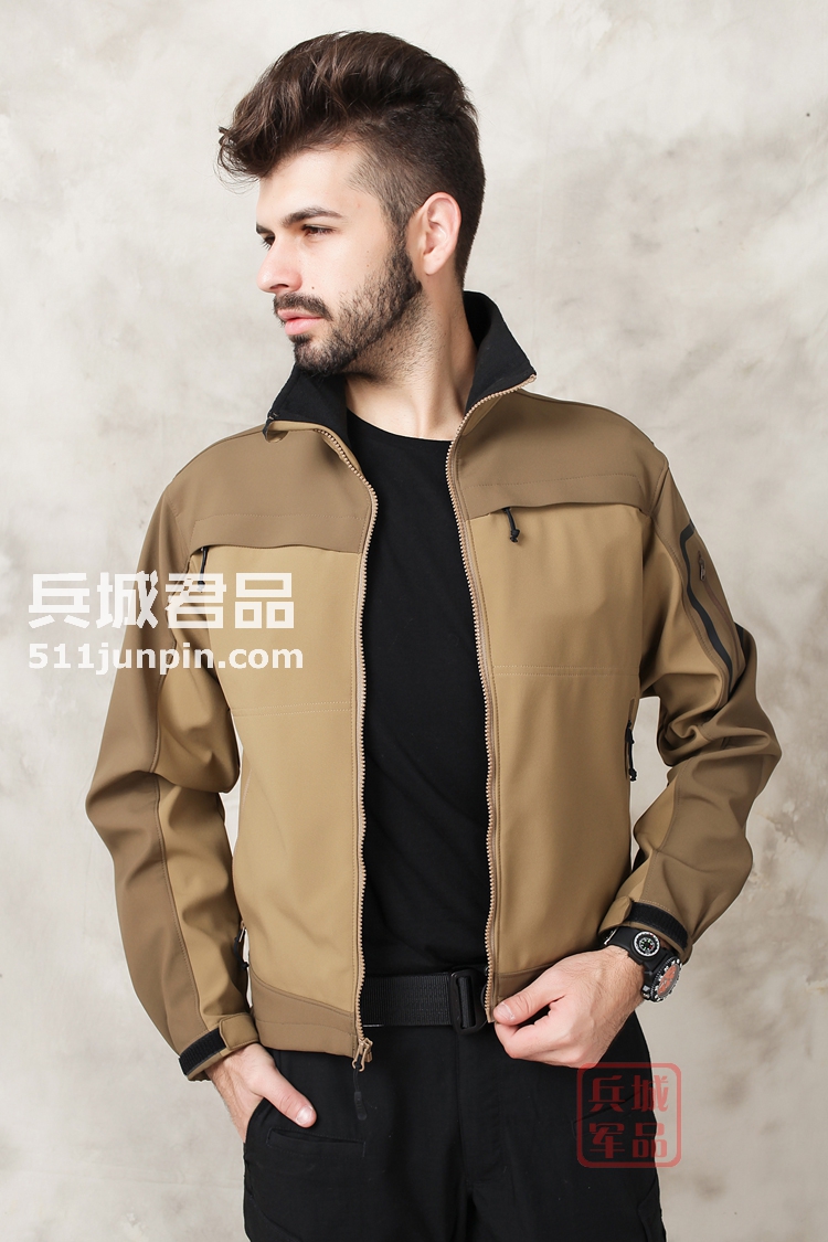 美国5.11正品 变色龙软壳 48099 男士保暖抓绒外套 511户外休闲衣