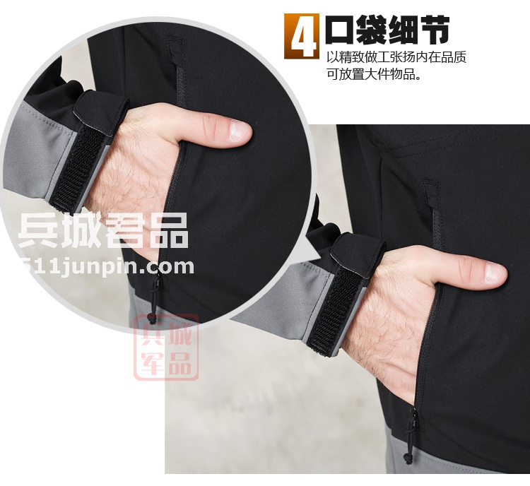 美国5.11正品 变色龙软壳 48099 男士保暖抓绒外套 511户外休闲衣