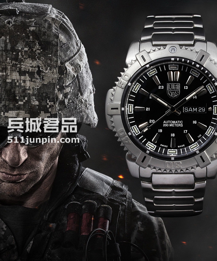 美国鲁美诺斯Luminox 6502银翼全球首发限量军表