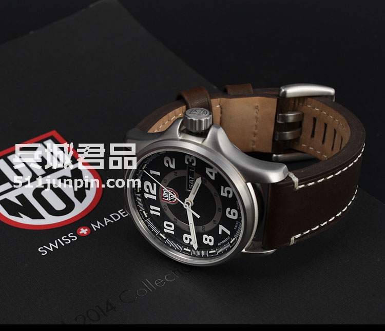 瑞士原装Luminox 鲁美诺斯1801手表户外军表全自动复古机械手表男