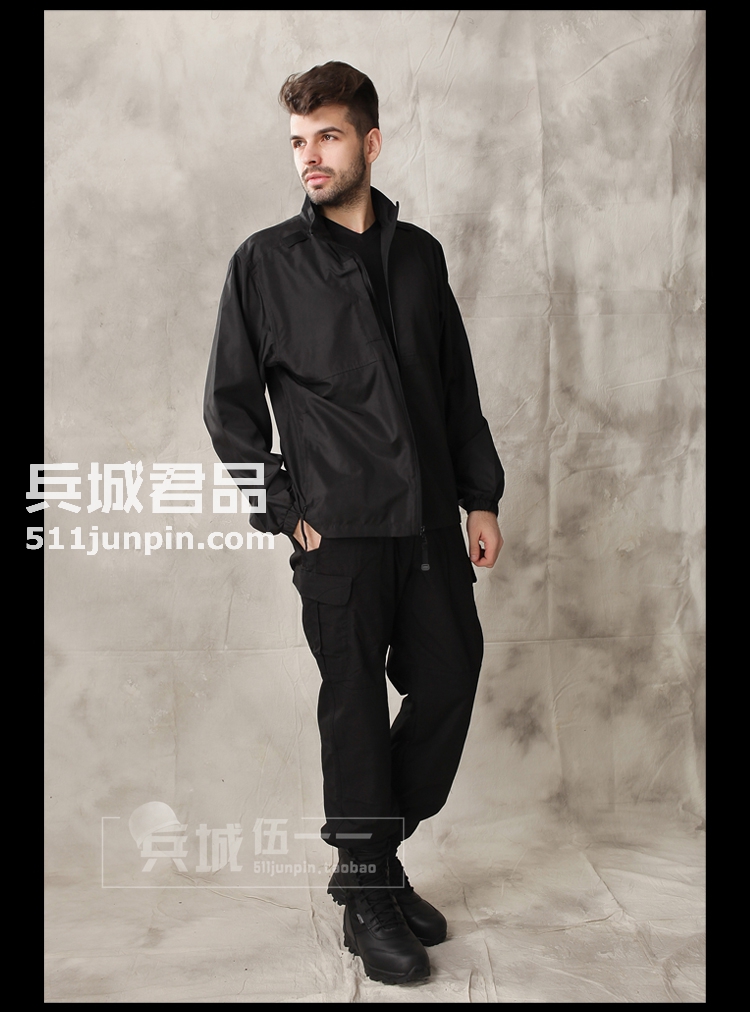 美国正品5.11便携式皮肤风衣 48035 超轻防风保暖男士外套 511