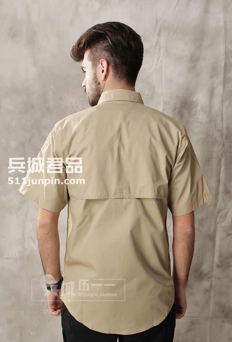 正品美国5.11 511短袖格子布战术男士衬衫 511 71015HK 亚洲限量