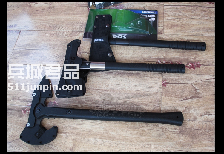 正品美国SOG索格Tomahawk F01P-K战斧印第安斧野营斧头户外开山斧