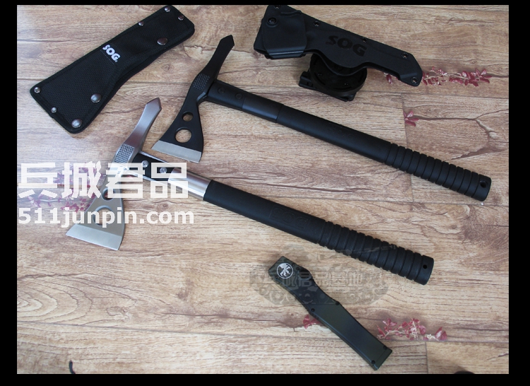 正品美国SOG索格Tomahawk F01P-K战斧印第安斧野营斧头户外开山斧