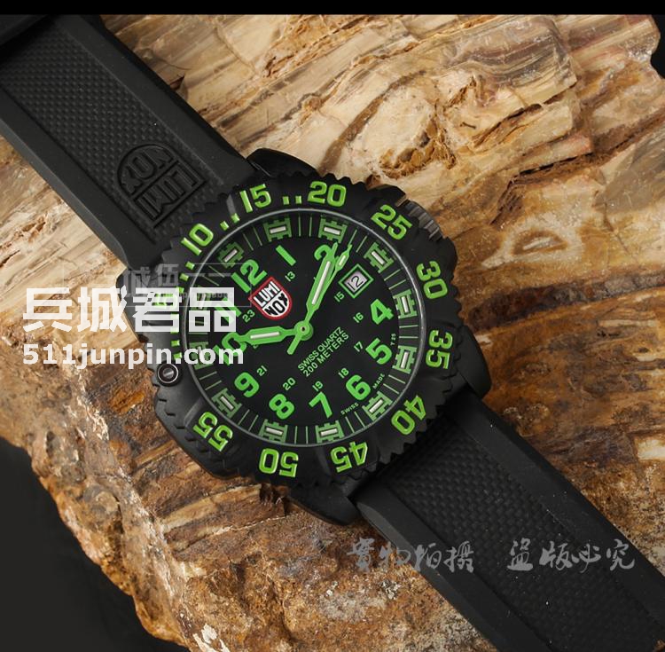 瑞士 正品 美国鲁美诺斯Luminox 3067海豹特战部队专属潜水军表