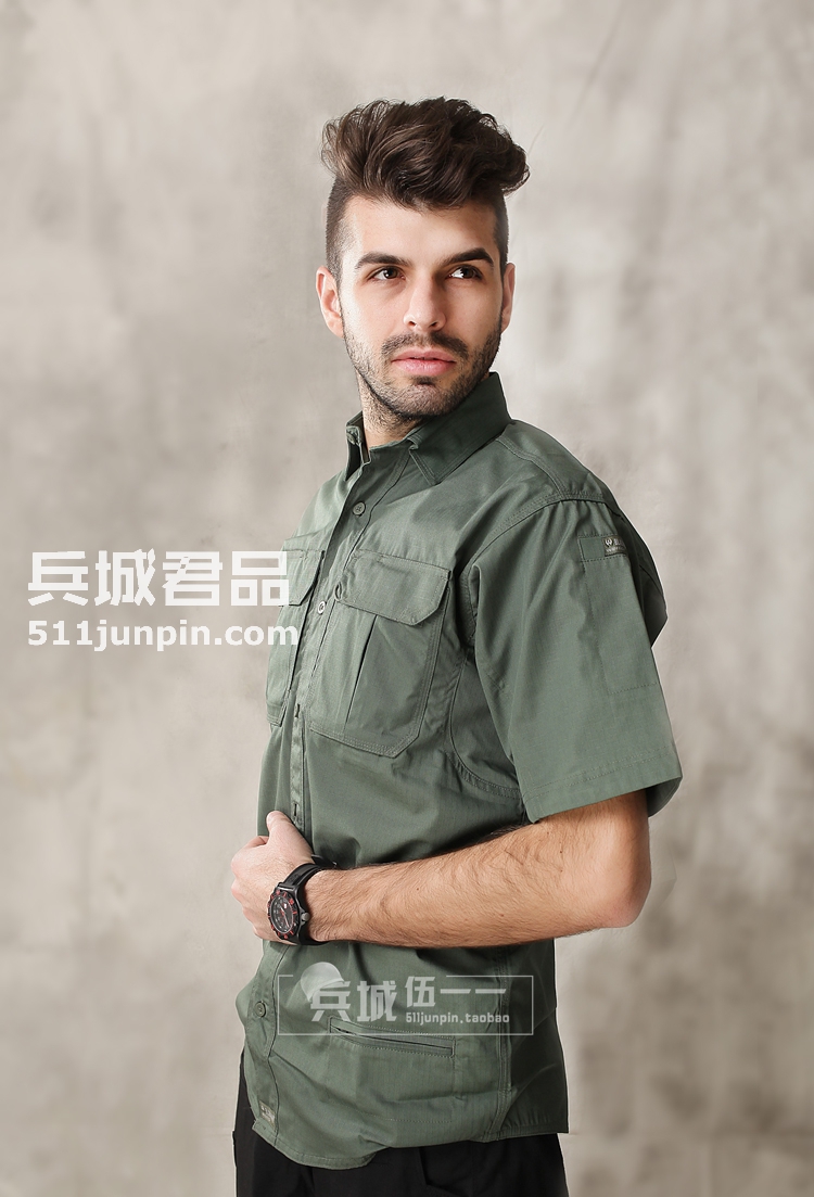 美国正品黑鹰Blackhawk 88TS02 短袖格子衬衫