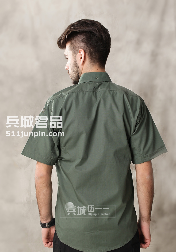 美国正品黑鹰Blackhawk 88TS02 短袖格子衬衫