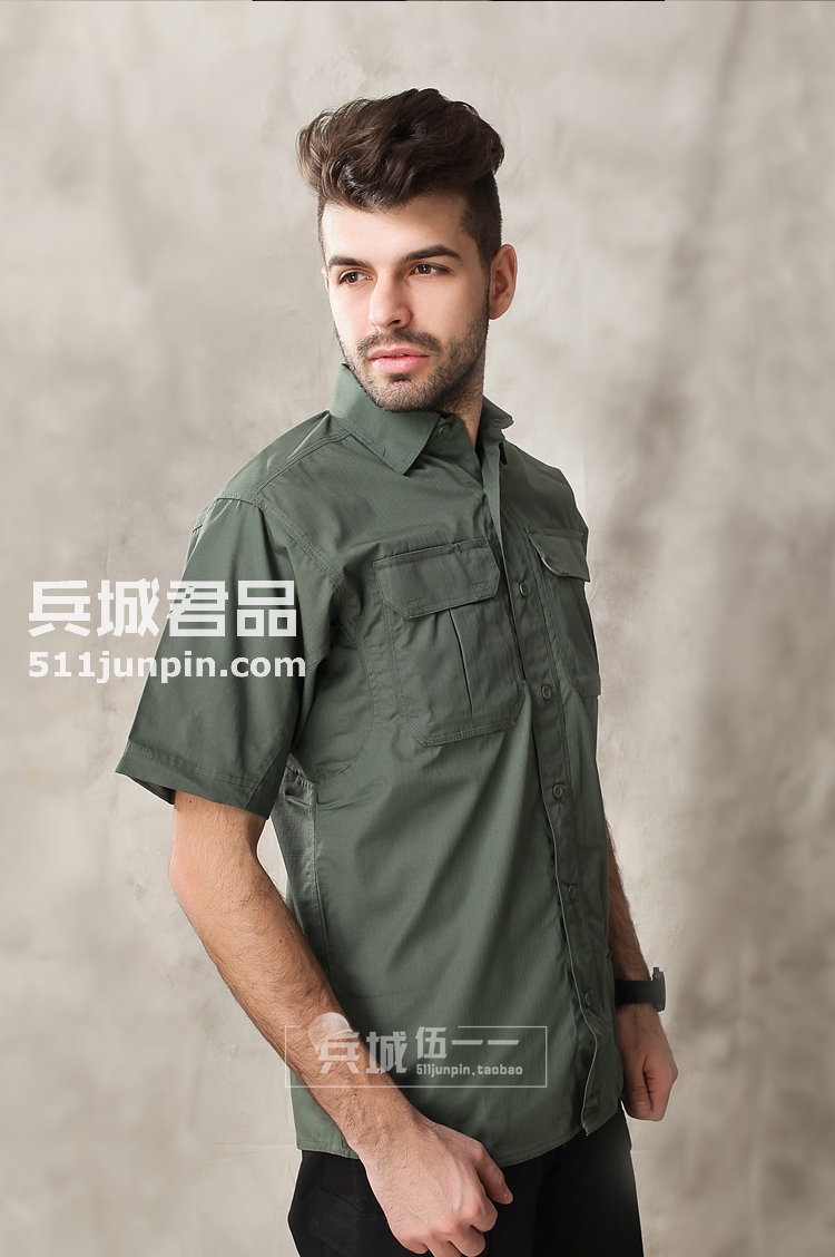 美国正品黑鹰Blackhawk 88TS02 短袖格子衬衫