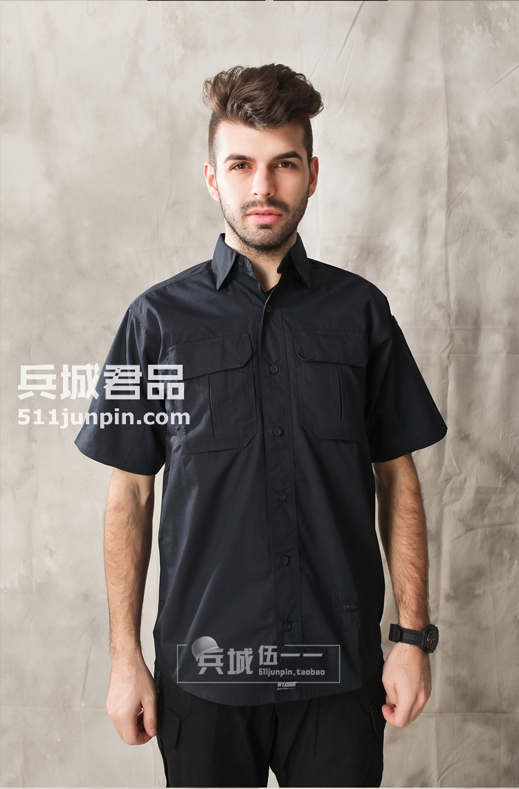 美国正品黑鹰Blackhawk 88TS02 短袖格子衬衫