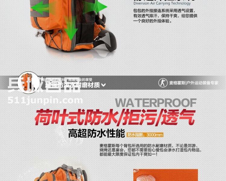 麦格霍斯MagForce正品台湾马盖先军迷战术装备0517军规城市双肩包