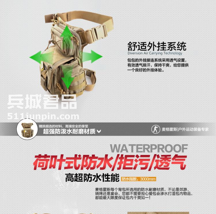 麦格霍斯MagForce正品台湾马盖先军迷战术装备0427机动腰包战斗版