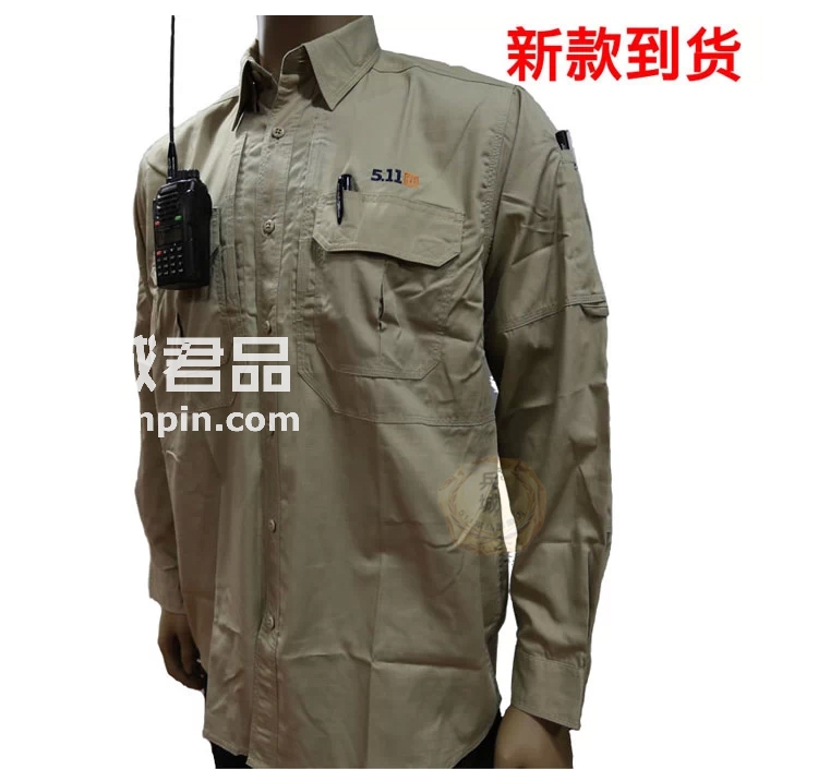 美国5.11（511）亚洲版长袖格子布TDU战术执勤衣 72020 长袖衬衫