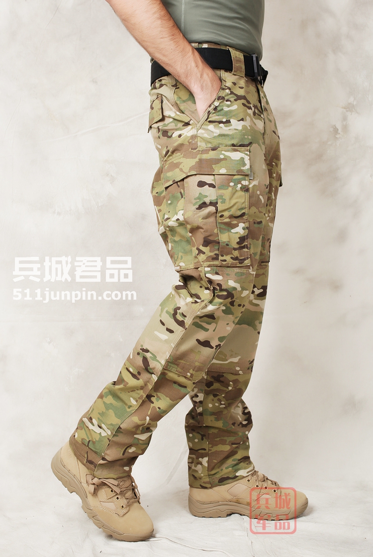 美国 5.11 511正品MultiCamTDU长裤74350复合迷彩裤防刮耐磨面料