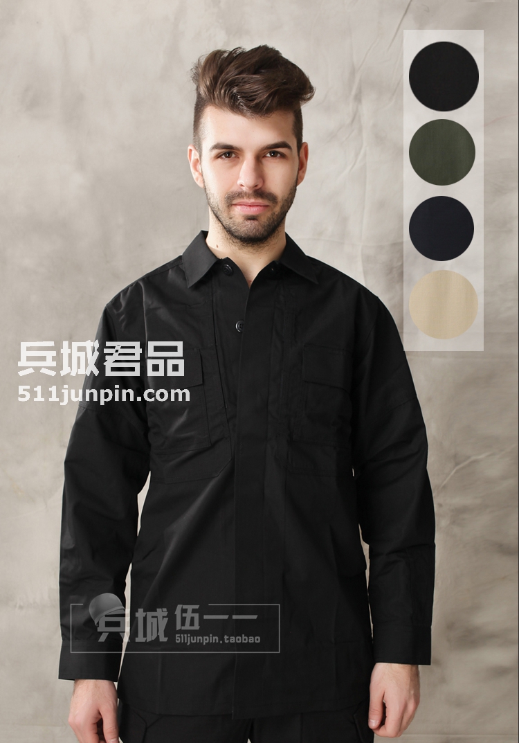 美国5.11（511）正品 TDU战斗衬衫 72002 户外男士长袖耐磨衬衫
