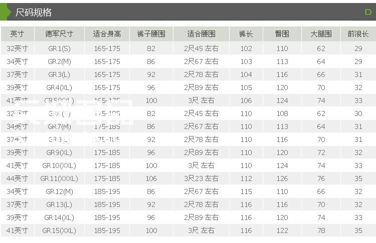 德国全新现役军版德军丛林迷彩裤丛斑裤标准版军迷丛斑德斑长裤子
