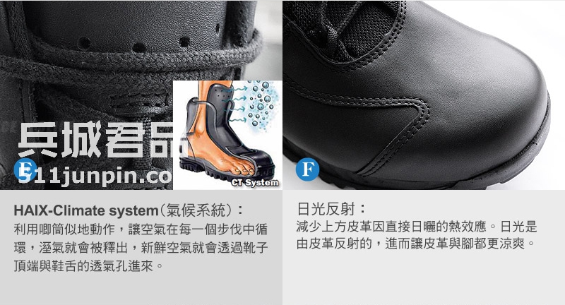 正品德国HAIX GSG9-S德国防恐部队作战鞋 凯夫拉防刺作战靴203101