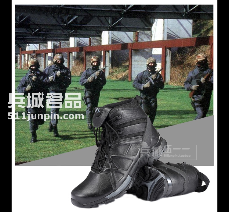 HAIX 黑鹰20 中帮 运动型战术鞋户外防水牛皮透气功能男鞋300102