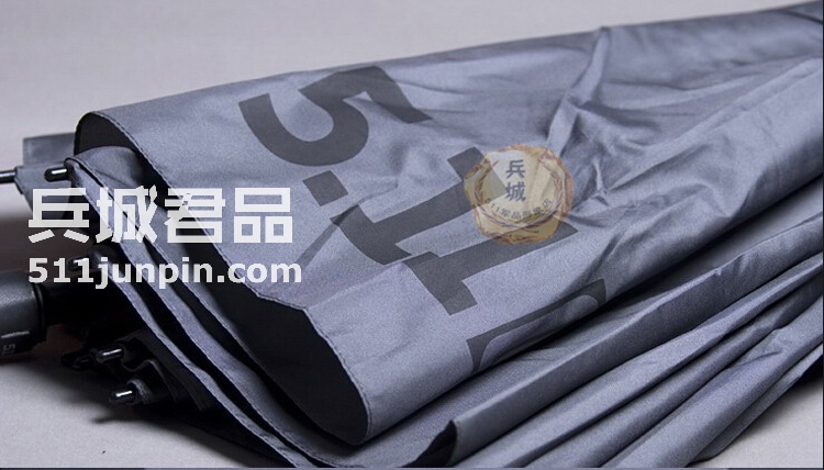 美国5.11-50069 钛灰色双层超大遮阳雨伞
