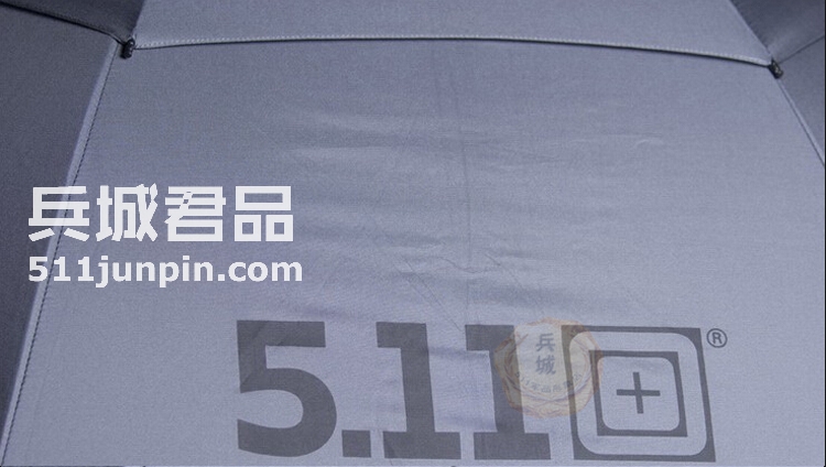 美国5.11-50069 钛灰色双层超大遮阳雨伞