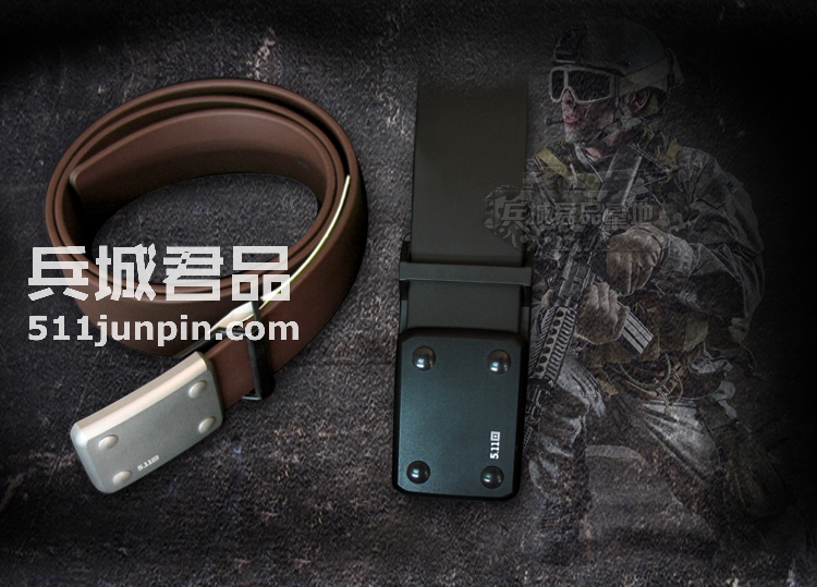 美国正品5.11超强抗拉皮革战术腰带 511特勤 休闲腰带皮带59492
