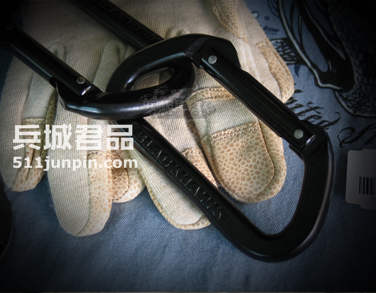 美国黑鹰BlackHawk 美军专用安全扣 98NC00BK 外挂钩 户外登山扣