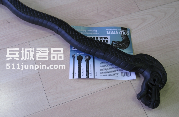 美国冷钢Cold Steel 91PDR塑钢龙头 户外登山徒步拐 防身自卫手杖