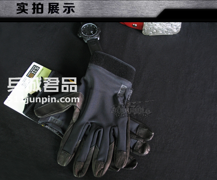 美国正品 5.11 59343 二代轻盈战术手套 紧贴舒适特勤驾驶手套