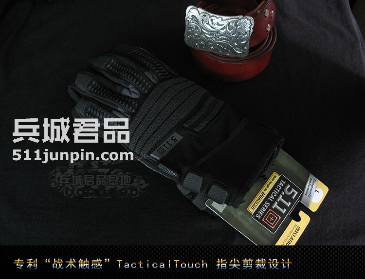 正品 美国5.11二代轻盈战术手套 511全指山羊皮手套新品59353