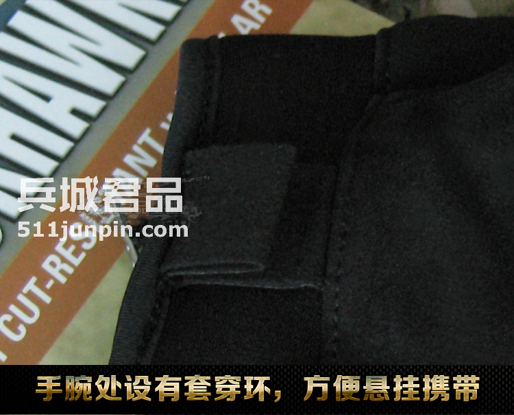 正品黑鹰Blackhawk CRG1 凯夫拉纤维耐割巡逻手套 特勤手套8152