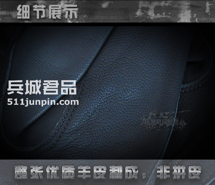 正品德军灰色军版 山羊皮手套 德国战术手套 军迷户外手套