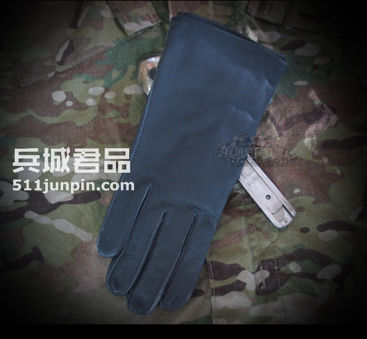 正品德军灰色军版 山羊皮手套 德国战术手套 军迷户外手套