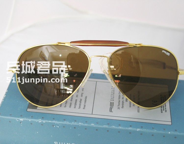 正品美国 Randolph 兰道夫/蓝道夫 运动者系列 茶色 直臂 玻璃片