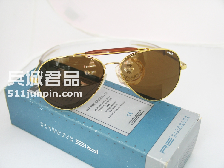 正品美国 Randolph 兰道夫/蓝道夫 运动者系列 茶色 直臂 玻璃片