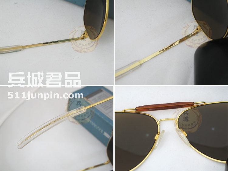 正品美国 Randolph 兰道夫/蓝道夫 运动者系列 茶色 直臂 玻璃片